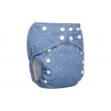 Couche lavable bébé - Criss cross blue - Bumbuns