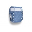 Couche lavable bébé - Criss cross blue - Bumbuns