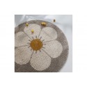 Tapis rond - Bohemian Daisy - Beige