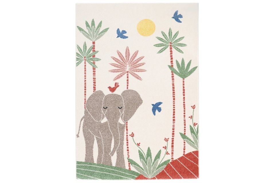Tapis chambre enfant - Éléphant - MAMALENA