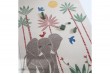 Tapis chambre enfant - Éléphant - MAMALENA