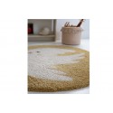 Tapis rond - Oiseau - Bohemian Bird - Miel
