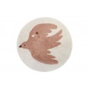 Tapis rond - Oiseau - Bohemian Bird - Creme