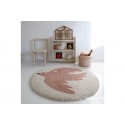 Tapis rond - Oiseau - Bohemian Bird - Creme