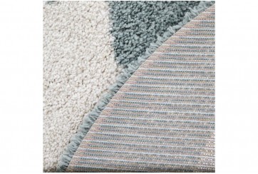 Tapis rond - Oiseau - Bohemian Bird - Aqua