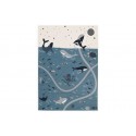 Tapis Coton LITTLE DEEP BLUE
