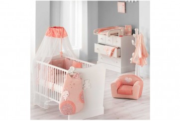 Fauteuil bébé - Convertible - Lapinou Rose