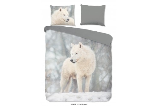 Parure de lit 240x220 cm flanel Good Morning no.10041 grey