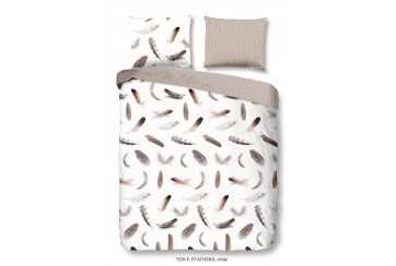 Parure de lit 220x240 cm flanel Good Morning no.7020 white