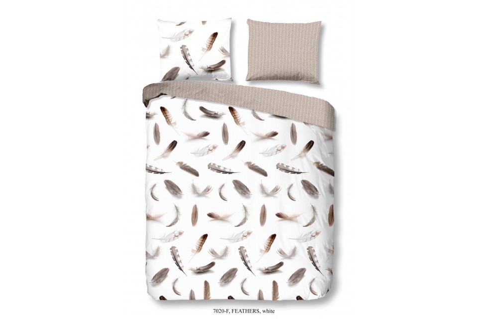 Parure de lit 220x240 cm flanel Good Morning no.7020 white