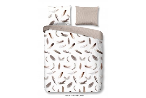 Parure de lit 220x240 cm flanel Good Morning no.7020 white