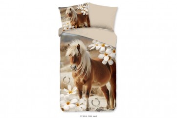 Parure de lit 140x200 cm microfibre kids no.33182 sable