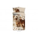 Parure de lit 140x200 cm microfibre kids no.33182 sable