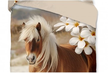 Parure de lit 140x200 cm microfibre kids no.33182 sable