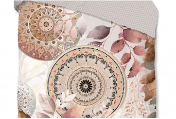 Parure de lit 200x200 cm coton-satin 33181 gris