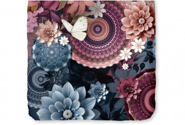 Parure de lit 140x200 / 220 cm HIP Coton-satin no.30493 bordeaux