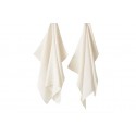 Lot de 2 essuie-mains 100% Gaze de coton - Quadri
