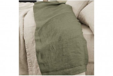 Drap plat 240x300 cm - 100% Lin Lavé français