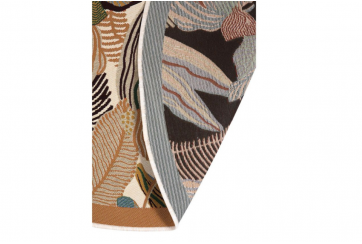 Tapis Dori - Outdoor - Diamètre 160 cm - Papaye