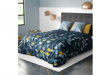 Housse de couette 240x260 avec 2 taies d'oreiller 63x63 Lunaria