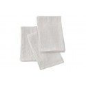 Lot de 3 serviettes Lin Français 40x40 cm