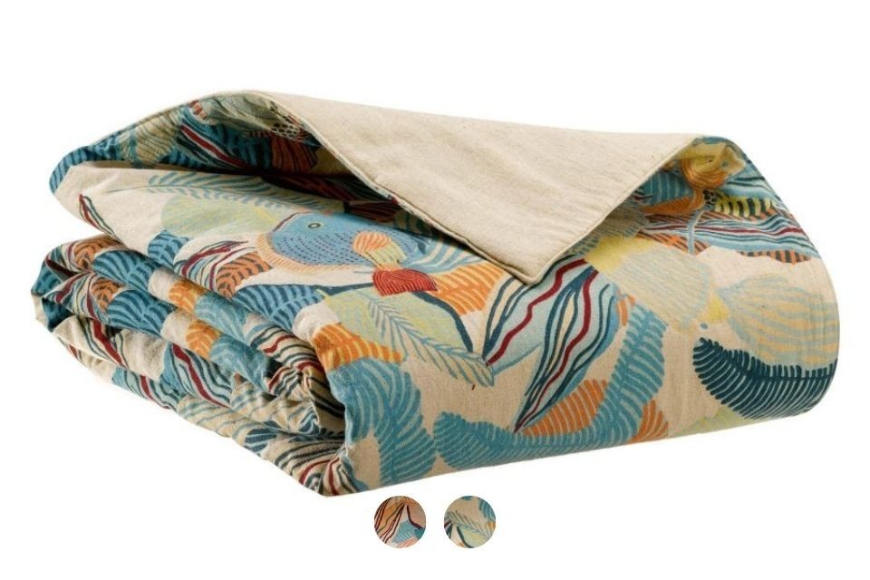 Édredon 85x200 cm imprimé Dori