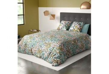 Housse de couette 200x200 avec 2 taies d'oreiller 63x63 Telma