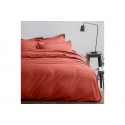 Housse de couette 220x240 + 2 taies d'oreiller - Satin de Coton - Sienne