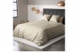 Housse de couette 200x200 cm + 2 taies d'oreiller 63x63 cm 100% Polyester 60 gsm Carmel