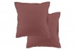 Lot de 2 taies d'oreiller 63x63 cm Coton 57 fils