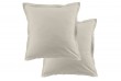 Lot de 2 taies d'oreiller 63x63 cm Coton 57 fils