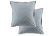 Lot de 2 taies d'oreiller 63x63 cm Coton 57 fils