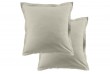 Lot de 2 taies d'oreiller 63x63 cm Coton 57 fils