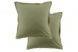 Lot de 2 taies d'oreiller 63x63 cm Coton 57 fils