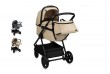 Poussette GISELLE MoMi 2 en 1 - Jusqu'à 22 kg - Kit d'accessoires et Sac