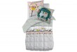 Couette imprimée 140x200 cm enfant - Coton – Motif Jardinage