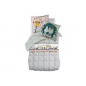 Couette imprimée 140x200 cm enfant - Coton – Motif Jardinage