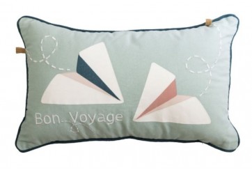 Coussin enfant 30x50 cm – Collection Petits Papiers – Coton
