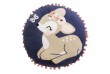 Coussin 40 cm Gaze de Coton Forêt Enchantée