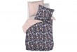 Parure de lit 140x200 cm Coton - Foret enchantee biche