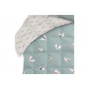 Couette imprimée enfant et deux taies d'oreiller (200 x 200 cm) Petits Papiers