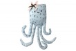 Coussin 50x65 cm Coton - Poulpe Octopia avec pompons