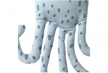 Coussin 50x65 cm Coton - Poulpe Octopia avec pompons