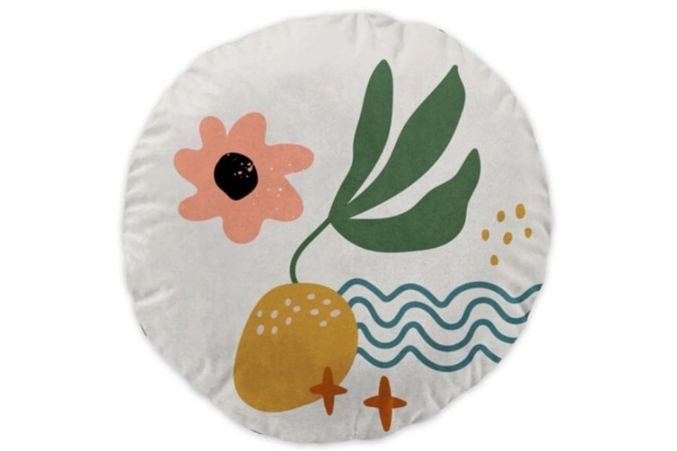 Coussin 40x40 cm - Coton - Absart avec broderies