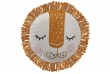 Coussin 40x40 cm pour Enfant - Coton - Charlie avec franges macramé