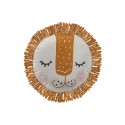 Coussin 40x40 cm pour Enfant - Coton - Charlie avec franges macramé