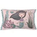 Coussin 30x50 cm Coton pour Enfant - Maeria avec pompons