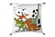 Coussin 40x40 cm pour Enfant - Coton - Cretace avec pompons