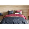 Housse de couette 220x240 cm + 2 taies d'oreiller 63x63 cm Coton Lily