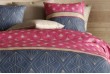 Housse de couette 220x240 cm + 2 taies d'oreiller 63x63 cm Coton Lily